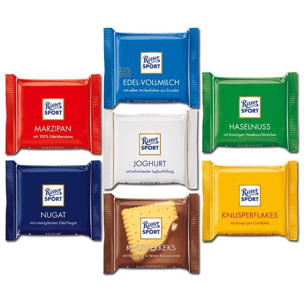 리터 스포트 초콜릿 미니 콜렉션 250g Ritter Sport Chocolate Mini Collection