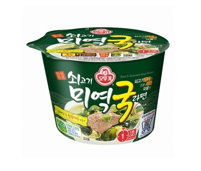 오뚜기 쇠고기 미역국 라면 115G OTTOGI My thit bo rong bien bat