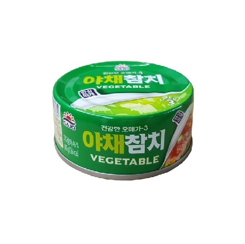 사조 야채참치 안심따개 100G SJ Ca ngu rau cu
