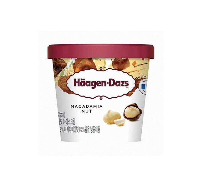 프랑스 하겐다즈 마카다미아넛 미니컵 100ml HAAGEN-DAZS Kem hat macadamia hop mini