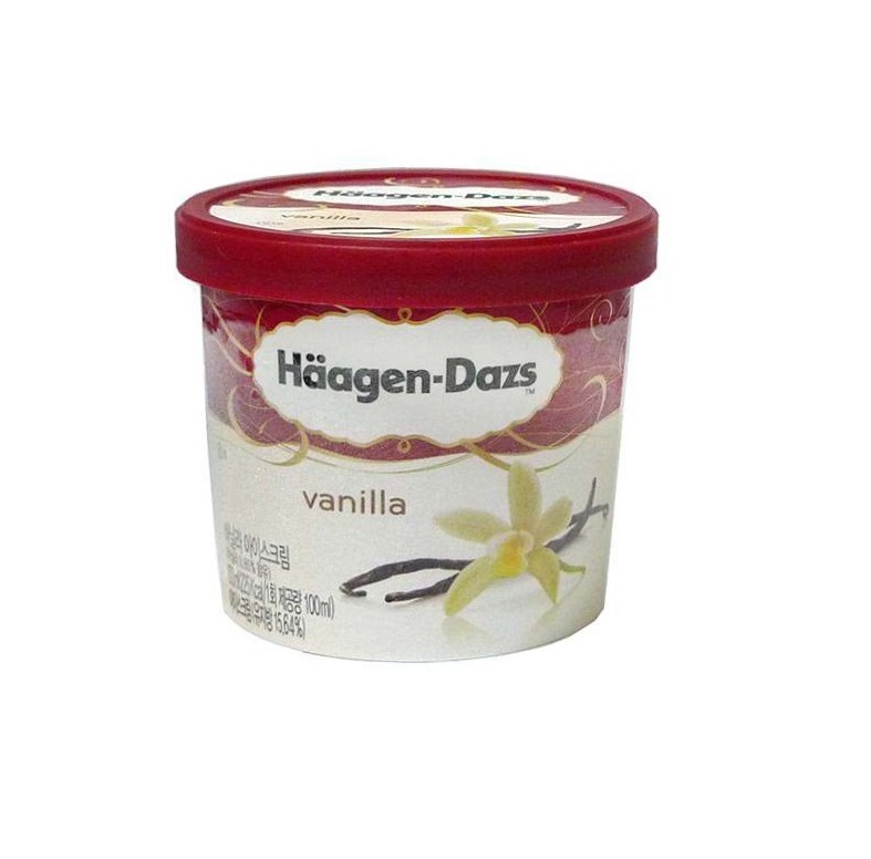 프랑스 하겐다즈 바닐라 미니컵 100ml HAAGEN-DAZS Kem vani hop mini