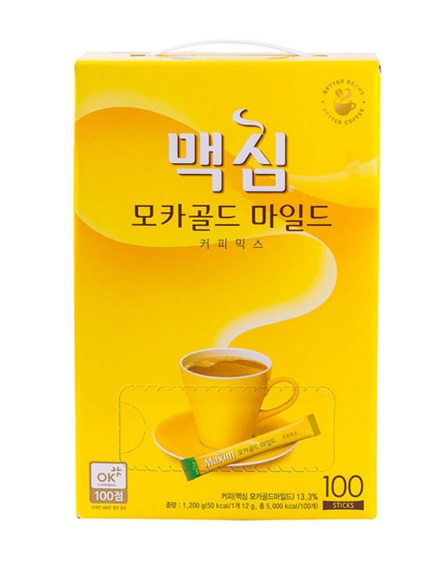 맥심 모카골드 마일드 믹스 100T MAXIM Ca phe mocha goi