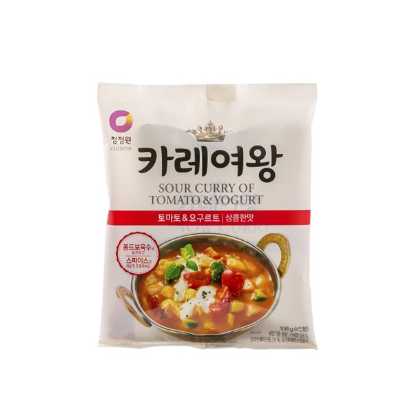 청정원 카레여왕 토마토 & 요구르트 108G CJW Cari ca chua va sua chua