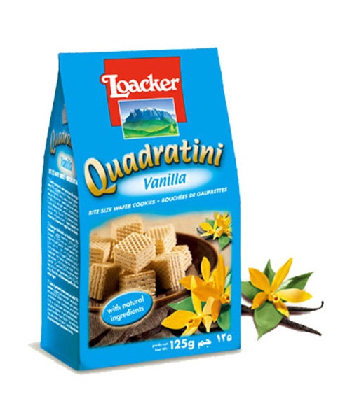 이탈리아 로아커 콰드라티니 바닐라 125g LOACKER.Q Banh xop nhan vanilla