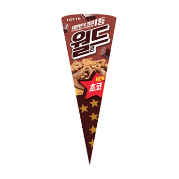 롯데 월드콘 초코 160ml LOTTE Kem Oc que world vi choco