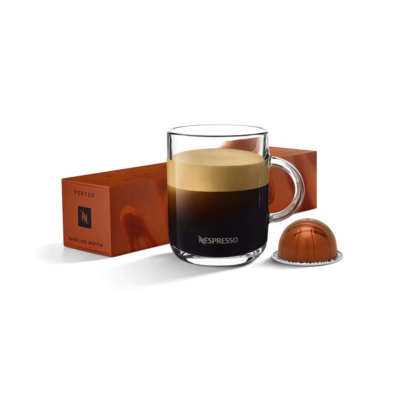 스위스 네스프레소 버츄오 헤이즐넛향 머핀 커피 12.5G*10개입 NESTLE Nespresso Vertuo Ca phe may barista creations Hazelino Muffin