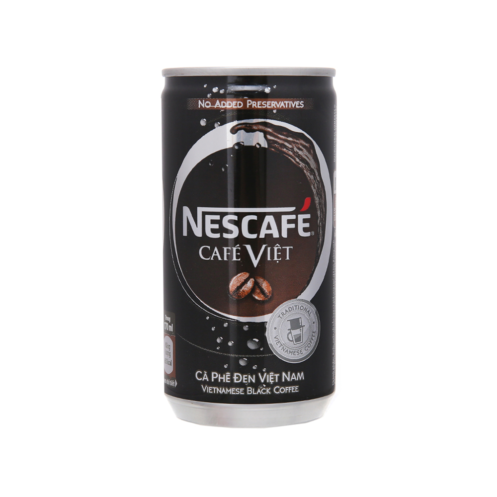 네스카페 카페 비엣 블랙커피 170ML NESCAFE CAFEVIET Ca phe den uong lien