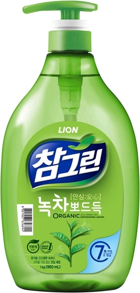 참그린 녹차 1kg펌프 Nuoc rua chen tra xanh