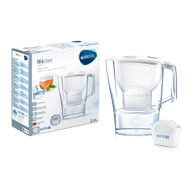브리타 알루나 정수기 쿨화이트 2.4L BRITA Binh loc nuoc Aluna Cool White 2.4L
