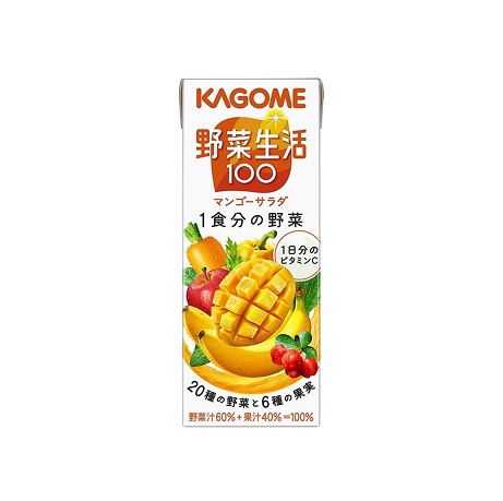 일본 카고메 당근 & 망고 200ml KAGOME Nuoc ep carot va xoai