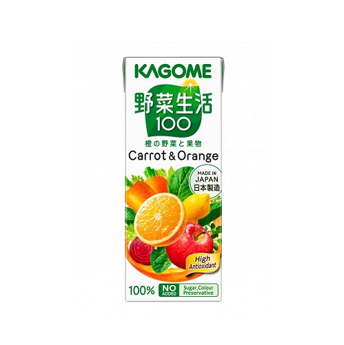 일본 카고메 당근 & 오렌지 주스 200ml KAGOME Nuoc ep rau cu, carot và cam