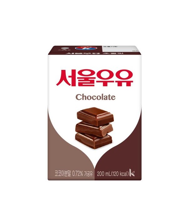 서울우유 멸균 쵸코 200ML SEOUL MILK Sua Choco