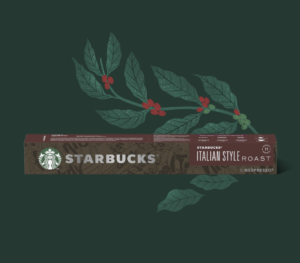 스위스 네스프레소 스타벅스 이탈리안스타일 로스트 5.6g*10개입 NESPRESSO Ca phe may Starbucks Italian style Roast