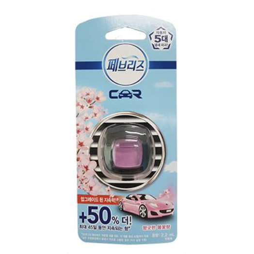 페브리즈 차량용 향긋한 봄꽃향 2.2ML P&G Khu mui oto huong hoa anh dao