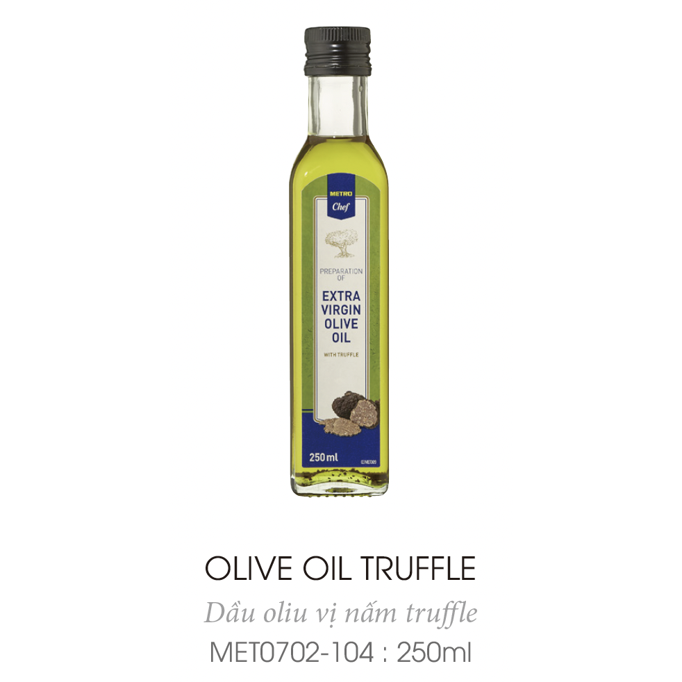 프랑스 메트로 셰프 트러플 엑스트라 버진 올리브 오일 250ml Metro Chef Extra Virgin Olive Oil (With Truffle) 250ml