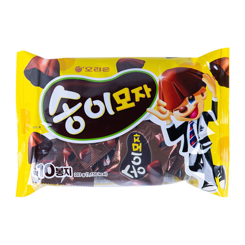 오리온 송이모자 203G ORION Banh socola hinh cay nam