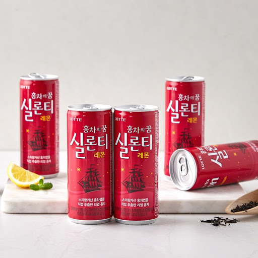 롯데 실론티 250ml LOTTE Hong tra cyclon