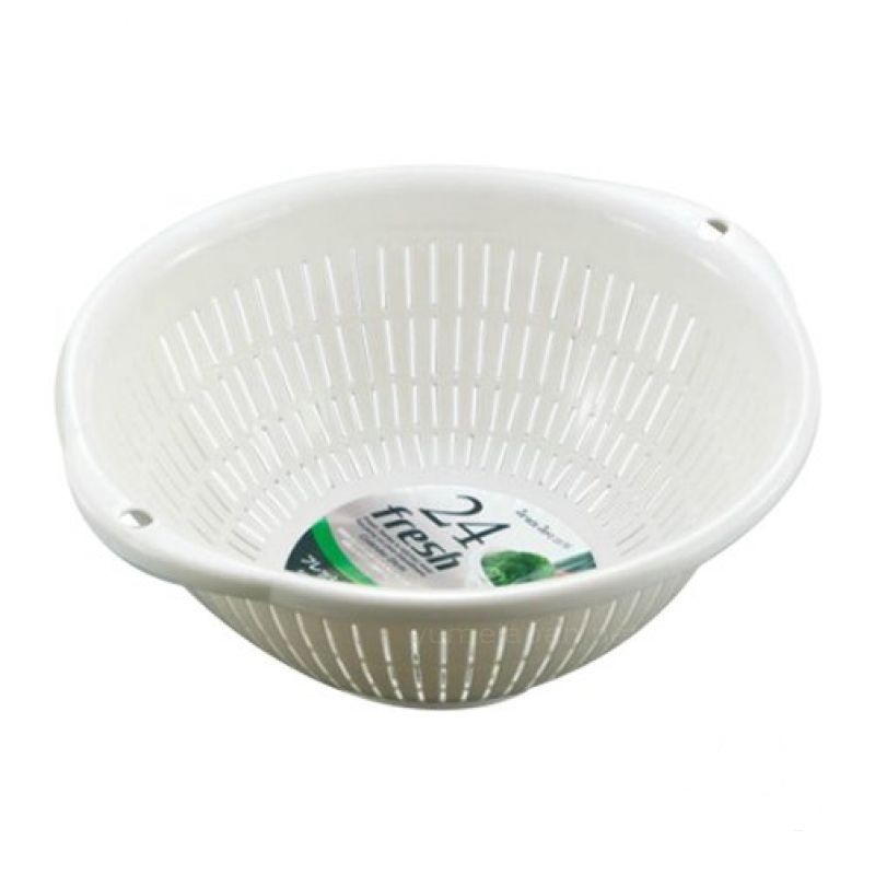 일본 나카야 소쿠리 3.5L (휜색) NAKAYA Ro nhua co luoi trang