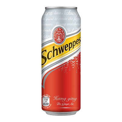 코카콜라 슈웹스 진저 에일 캔 320ML COCACOLA Schweppes soda gung lon