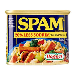 미국 호멜 스팸 저염 340g Thit hop Hormel Spam Less it man