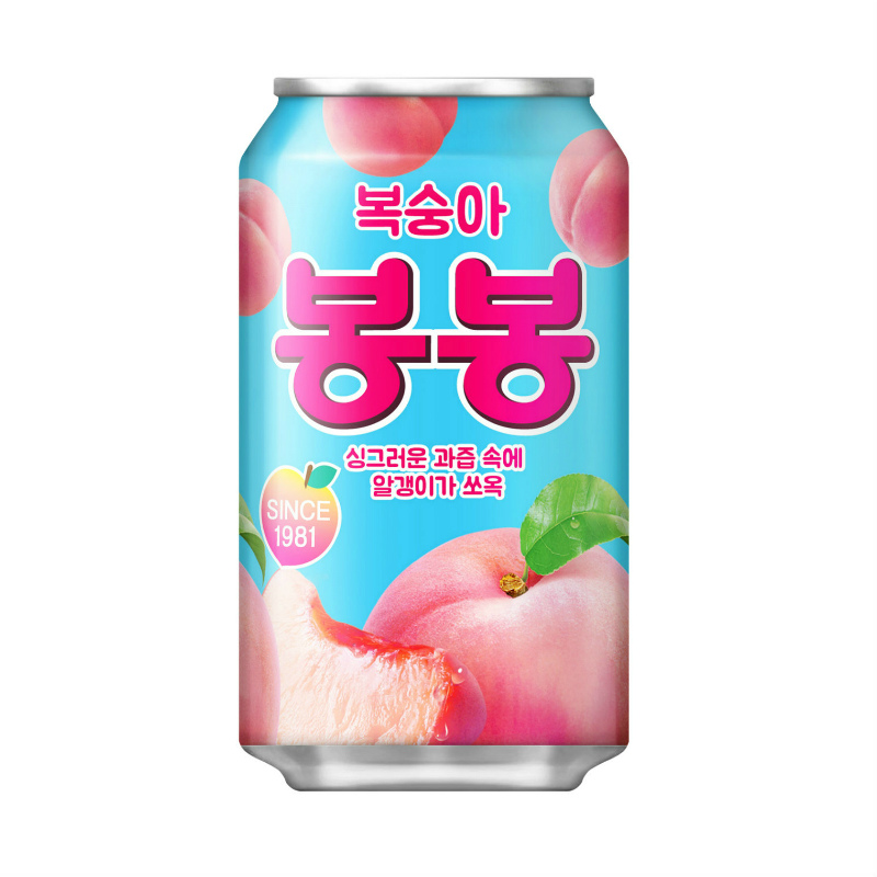 해태 복숭아봉봉 340ML HAITAI Nuoc dao nho