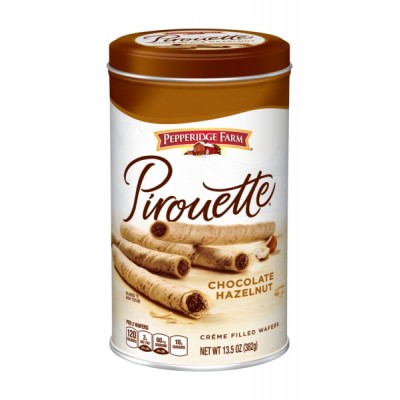 페퍼리지팜 피롯데 롤와퍼 초콜릿 헤이즐넛 382G PEP.FARM Banh ong que nhan socola hat de