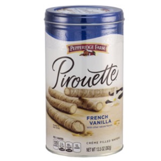 페퍼리지팜 피롯데 롤와퍼 프렌치 바닐라 382G PEP.FARM Banh ong que nhan vani