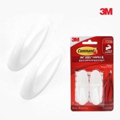 3M 코맨드 훅 걸이후크 강력 접착테이프 2개입 Moc treo tron 17081