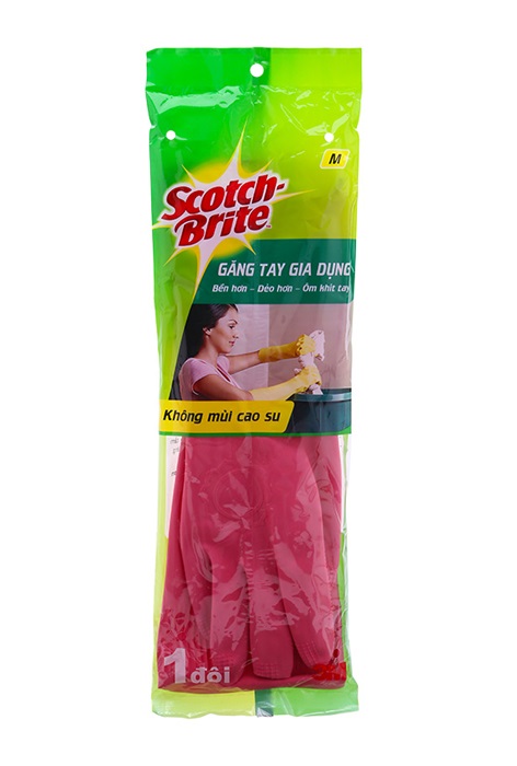 3M 스카치브라이트 다용도용 무향 고무장갑 대 39cm Gang tay da dung L
