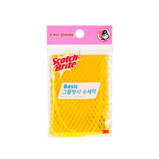 3M 스카치브라이트 그물망사 수세미 3M Luoi rua bat (vang)