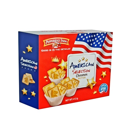 페퍼리지팜 아메리카 셀렉션 412G Pep Farm Banh quy hop American Selection