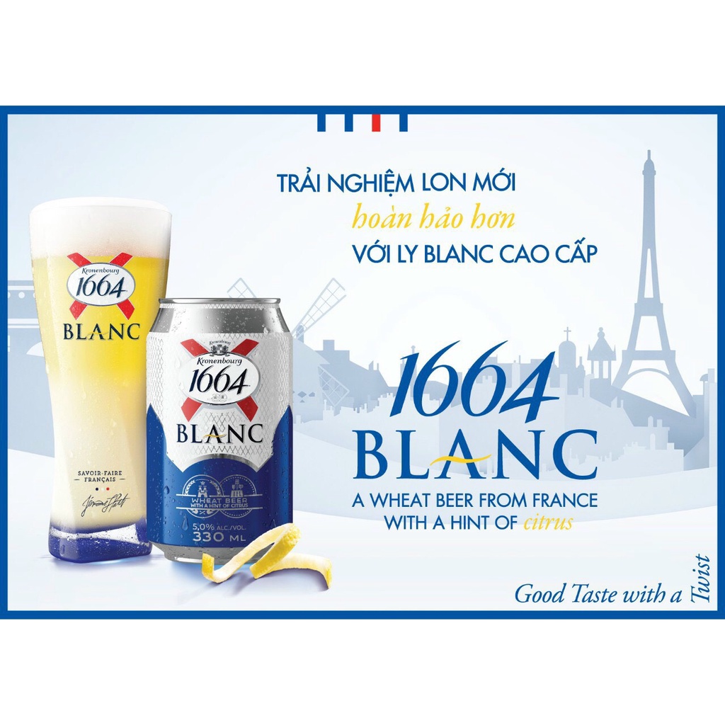 블랑 1664 맥주 330ml Bia Blanc 1664