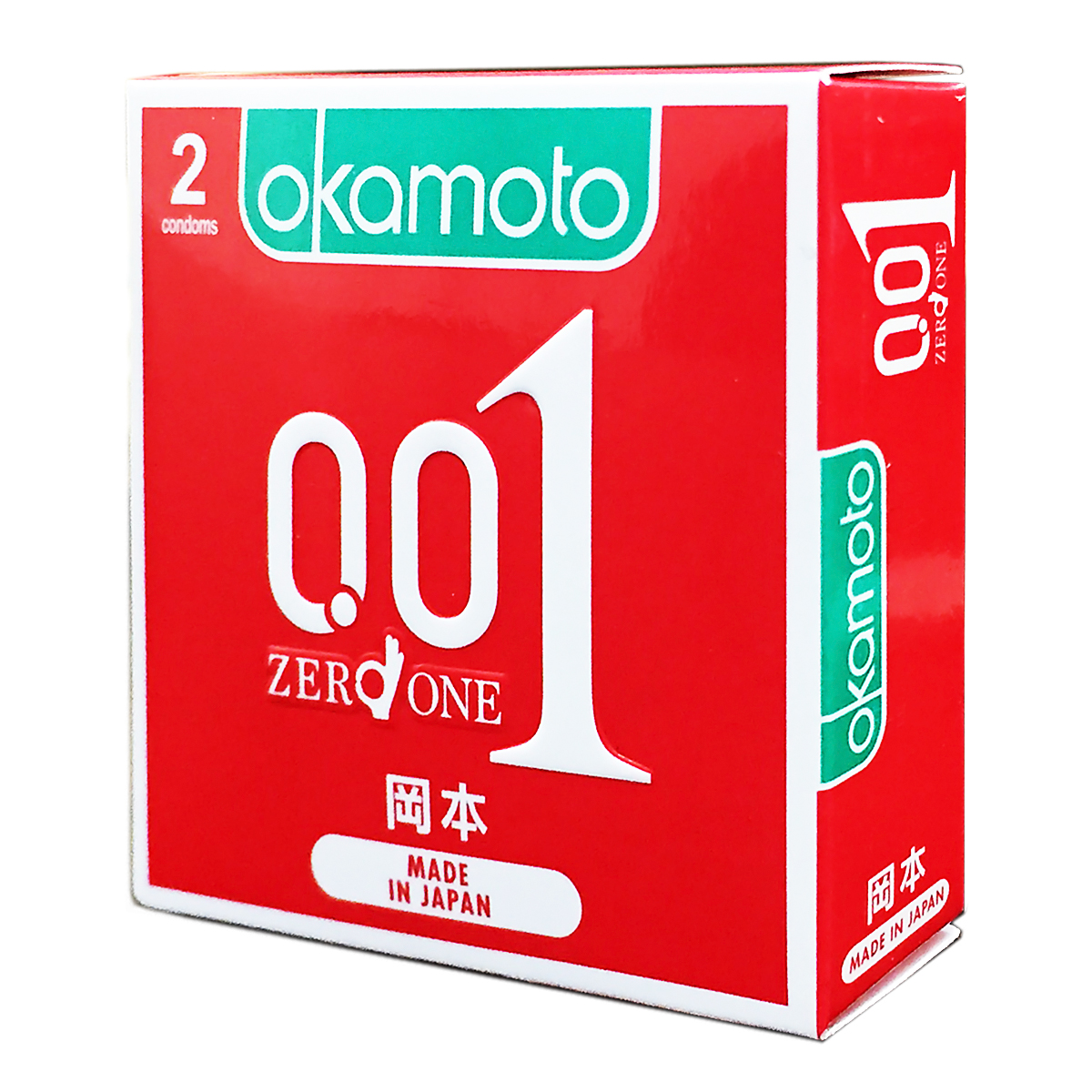 오카모토 제로 원 0.01mm 2개입 OKAMOTO Zero One 2pc