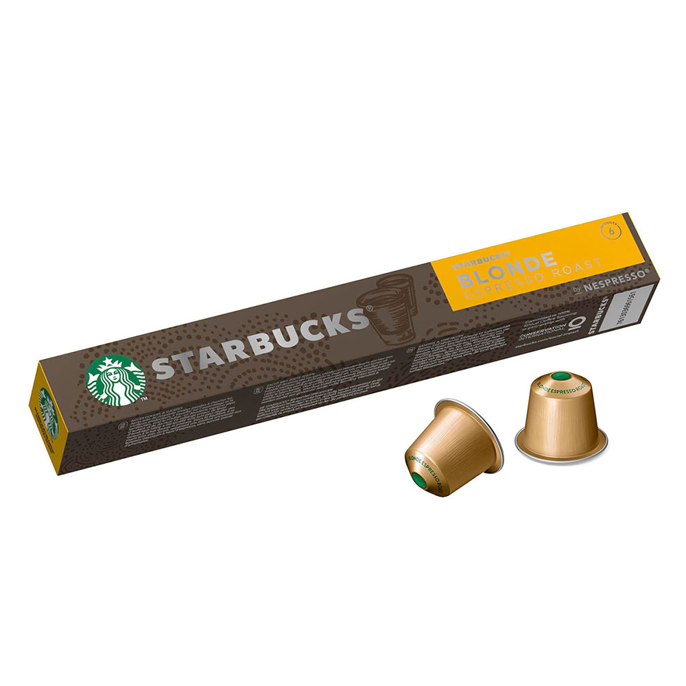 스위스 네스프레소 스타벅스 블론드 에스프레소 로스트 5.3g*10개입 NESTLE Nespresso Ca phe may starbucks blonde espresso roast