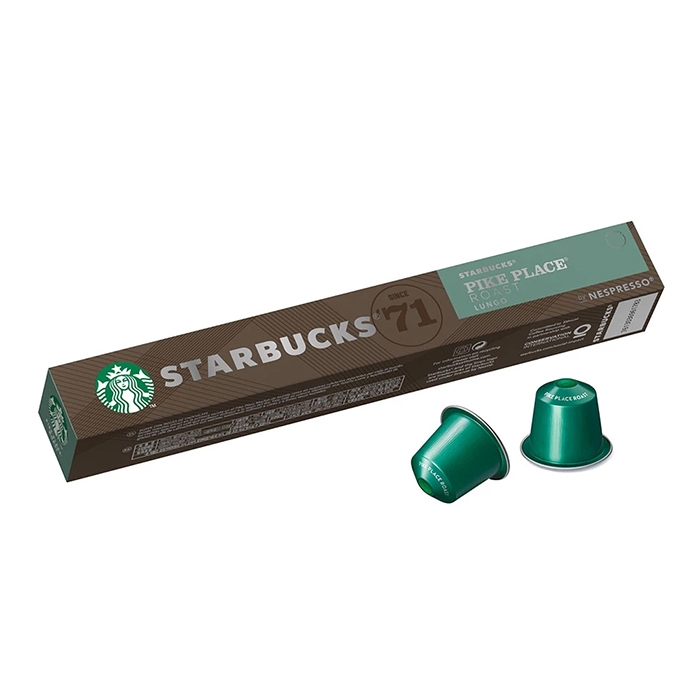 스위스 네스프레소 스타벅스 파이크 플레이스 로스트 롱고 5.3g*10개입 NESTLE Nespresso Ca phe may starbucks pike place roast lungo