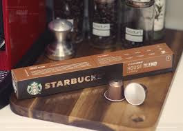 스타벅스캡슐 네스프레소  캡슐커피 하우스 블랜드 5.3g*10개입 NESTLE Nespresso Ca phe may starbucks house blend lungo