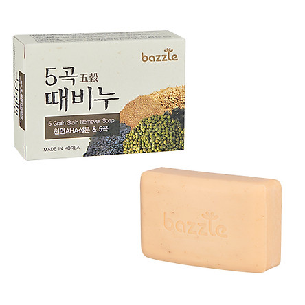 바즐 5곡 때비누 100G BAZZLE Xa bong tam tay te bao chet tinh chat 5 loai ngu coc