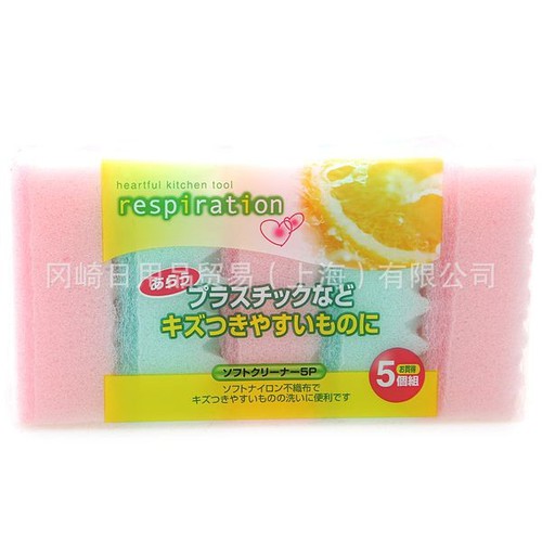 일본 수세미 5개입 Set 5 mieng xop rua bat hinh rang cua