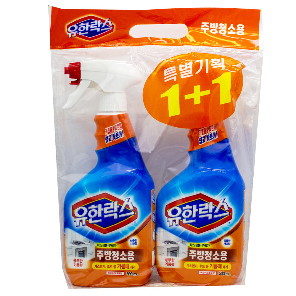 유한락스 주방청소용 (500+500) Set nuoc lau bep