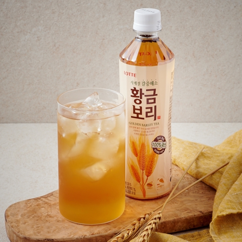 롯데칠성 황금 보리차 500ml LOTTE Tra lua mach