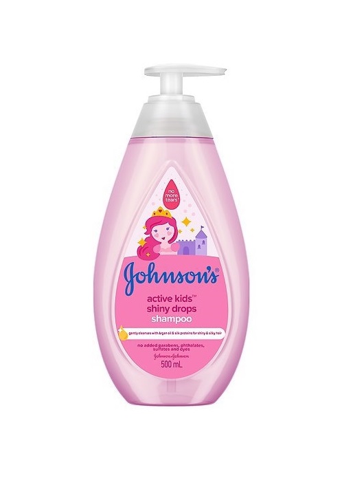존슨앤존슨 액티브 키즈 샤이니 샴푸 500ML J&J Dau goi dau ong muot