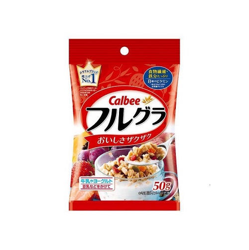 일본 가루비 후루구라 50g CALBEE Ngu coc trai cay Frugra