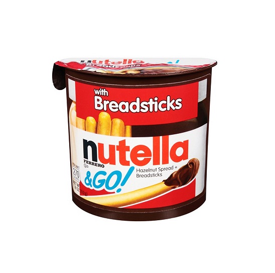 이탈리아 페레로 누텔라 앤 고 초코스틱 52g Nutella & Go Banh que cham sot socola