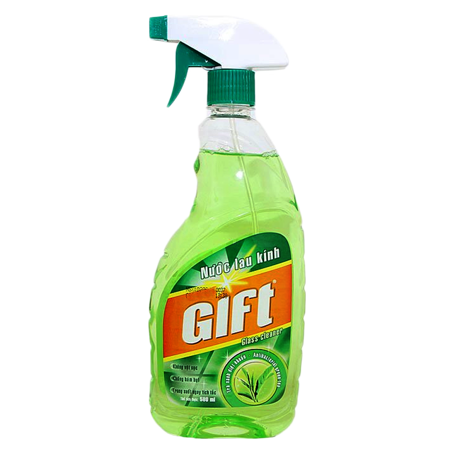 기프트 유리 세정제 녹차 580ML GIFT Nuoc lau kinh tra xanh