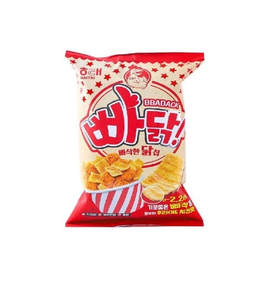 해태 빠닭 후라이드치킨 60G HAITAI Snack ga ran
