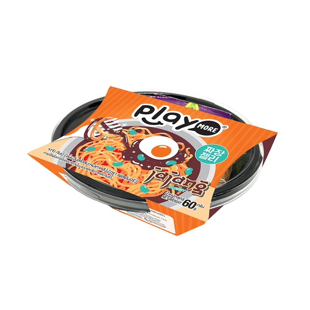 태국 플레이 모어 짜장 젤리 60G PLAYMORE Keo deo Jajang