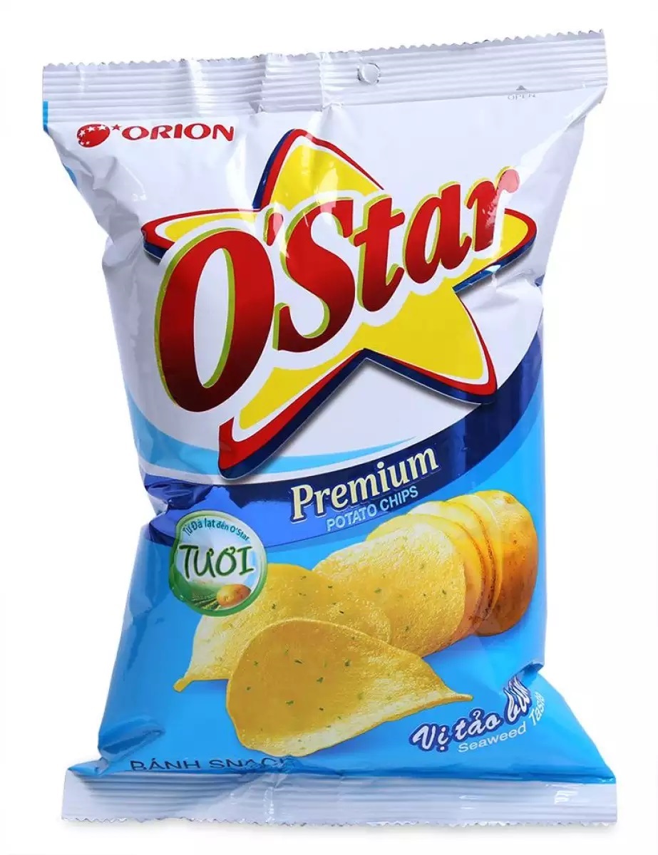 오리온 감자칩 김맛 63G ORION O'Star Khoai tay mieng vi tao bien