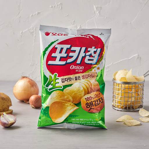 오리온 포카칩어니언 66G ORION Snack khoai tay hanh tay