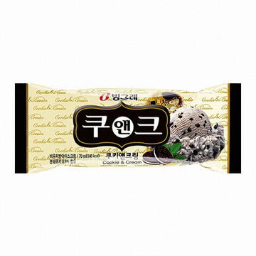 빙그레 쿠앤크바 70ml BINGGRAE Kem cookie