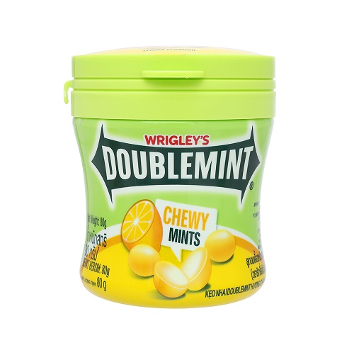더블민트 츄잉 캔디 레몬 80g Double Mint vi chanh hu